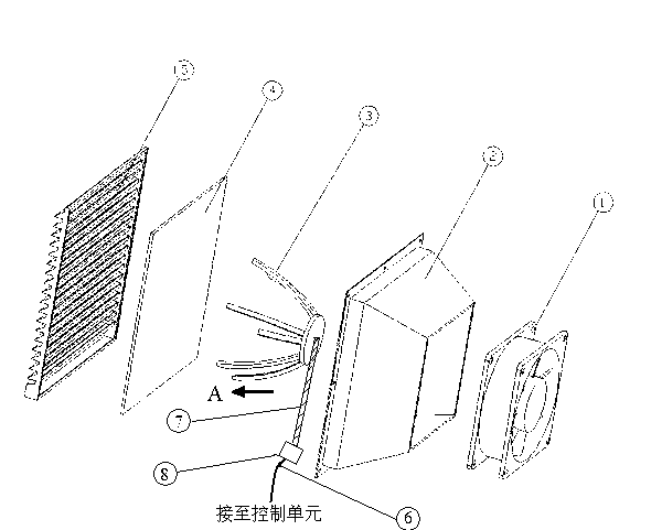 Automatic dust removing ventilation filter screen set