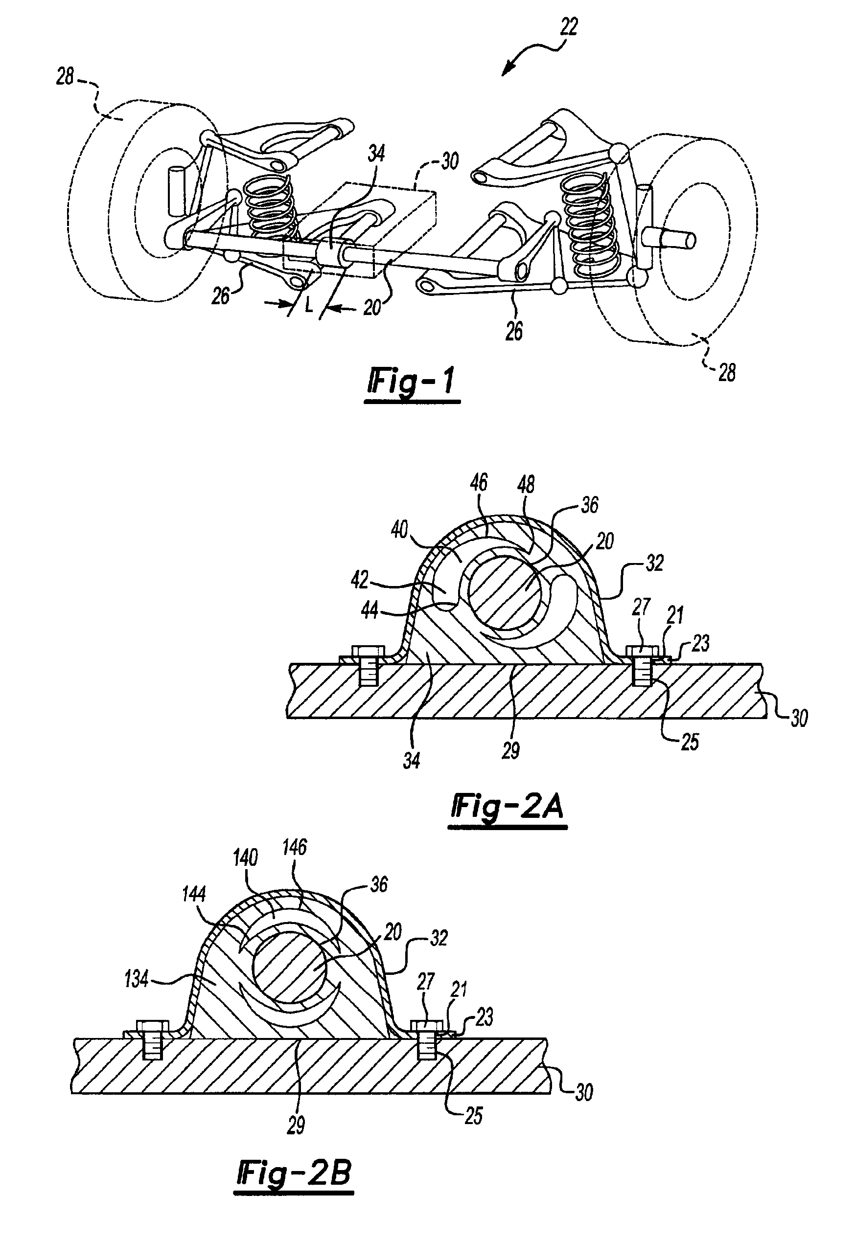 Variable rate bushing for stabilizer bar