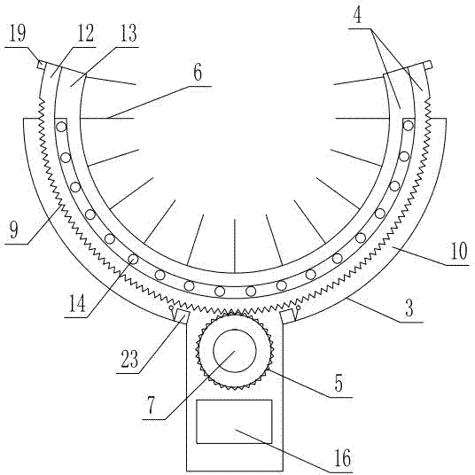 Ascent-free automatic scrubbing device for insulator