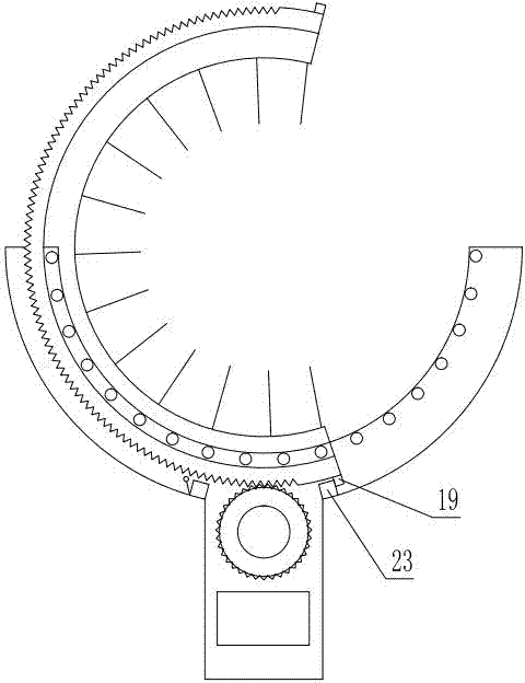 Ascent-free automatic scrubbing device for insulator