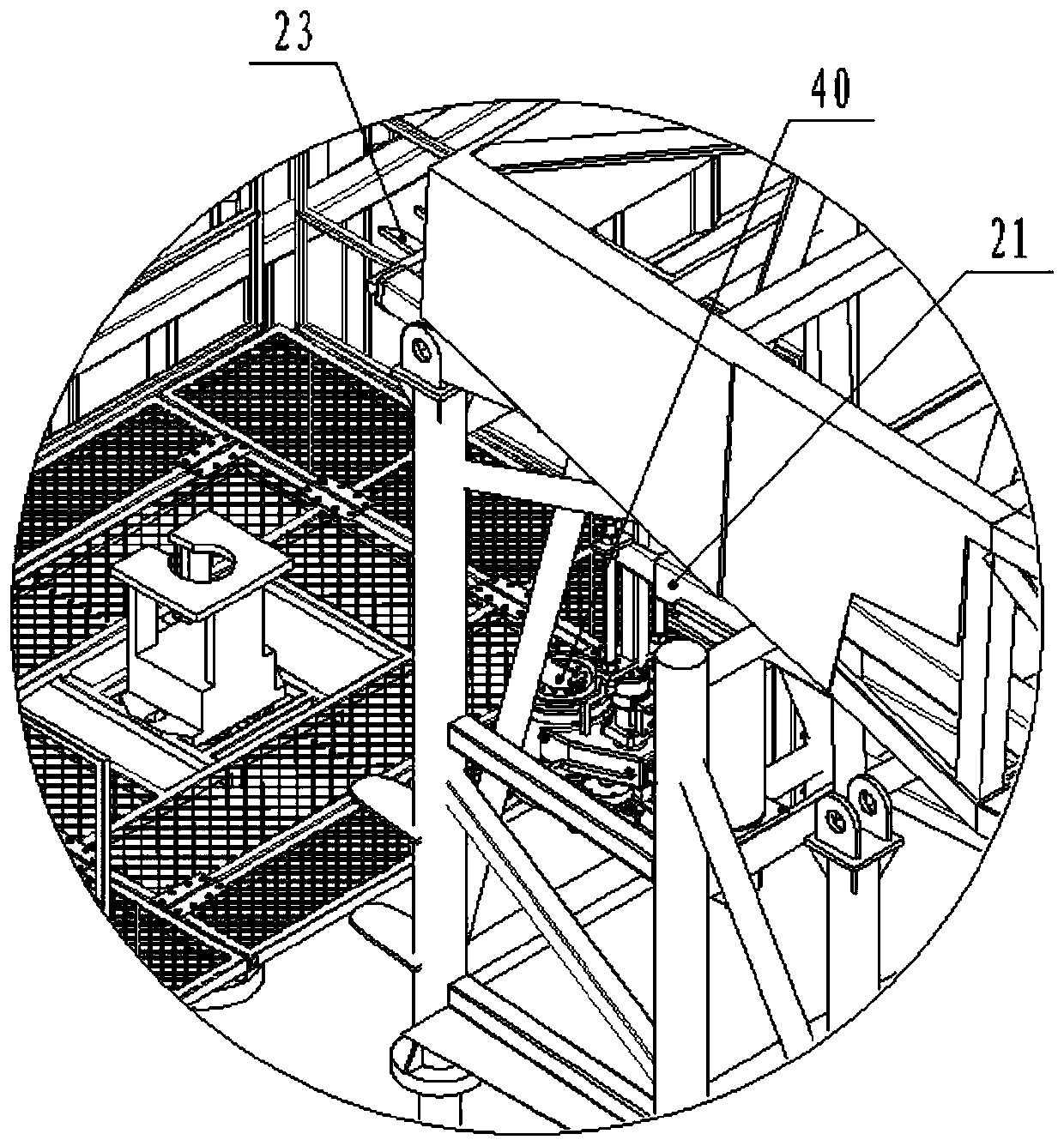 Integrated operation system of small workover rig