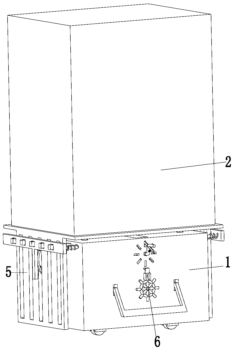 An adjustable and mobile computer cabinet for big data