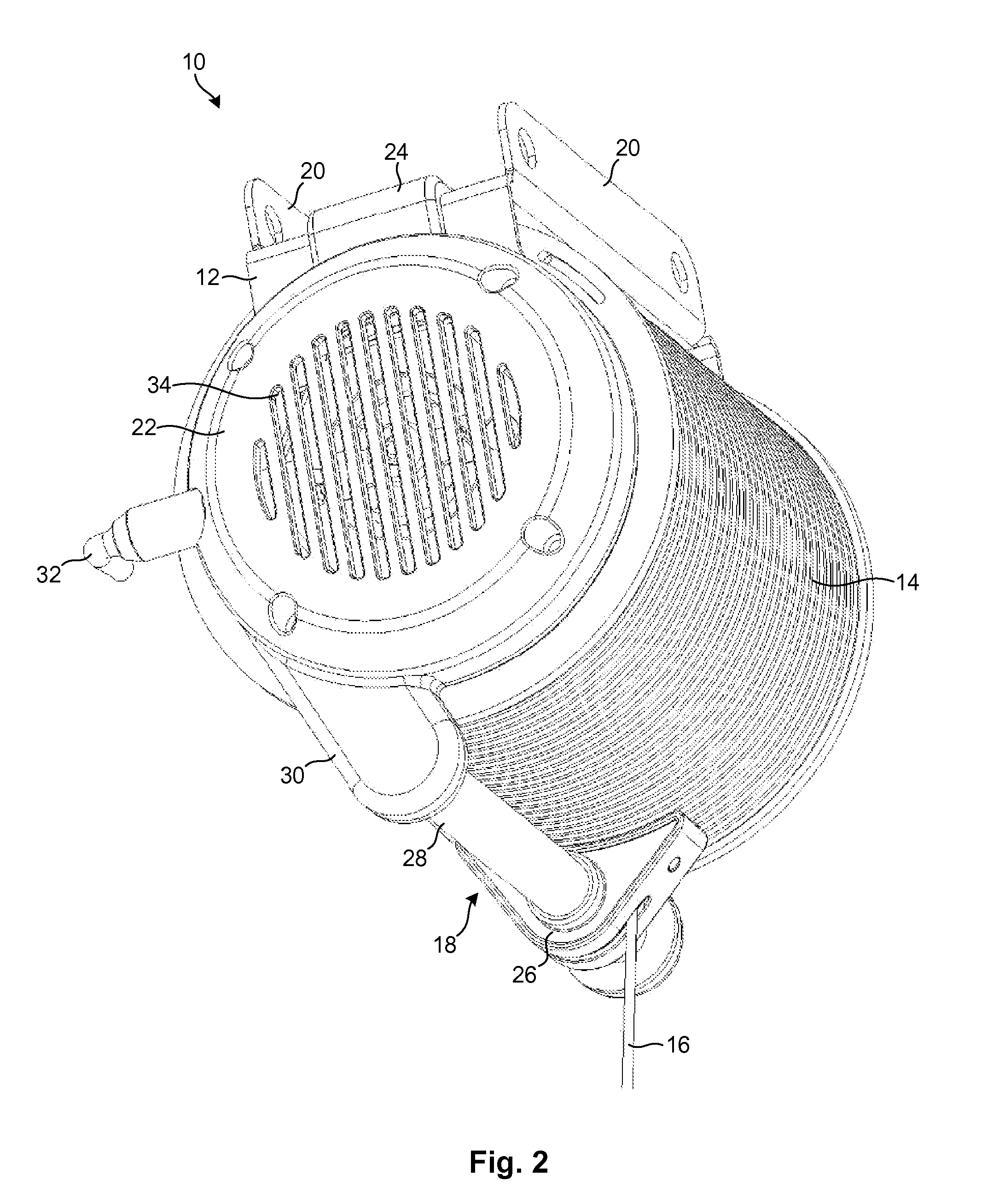 Grooved Drum and Associated Roller for Motorized Lifting Device