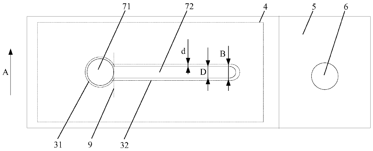 Chip of light emitting diode and preparation method of chip