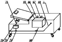 Multipurpose nursing, cleaning and examining table for anorectal section