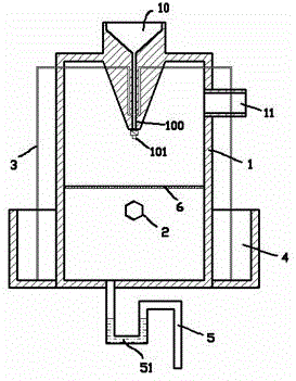 Energy-saving wet type dust collector