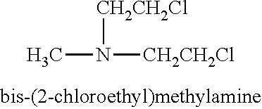 Compositions of alkylating agents and methods of treating skin disorders therewith