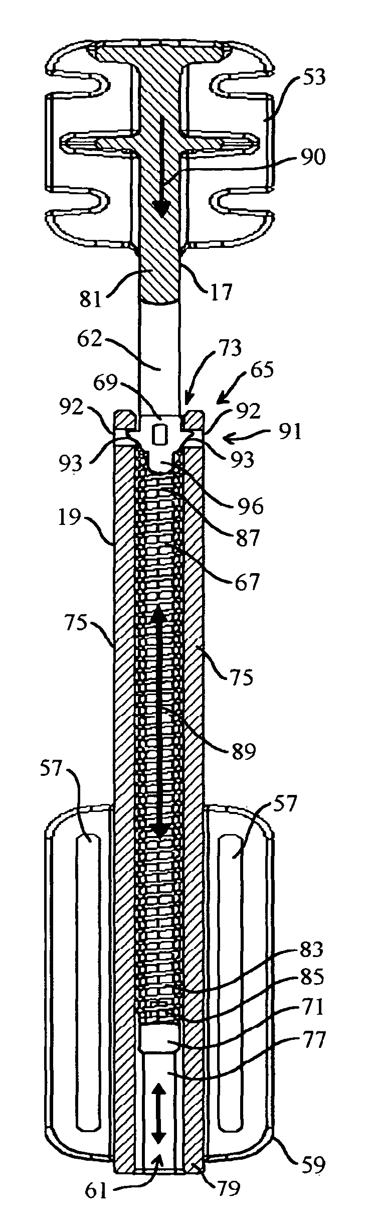 Thumb release mounting apparatus