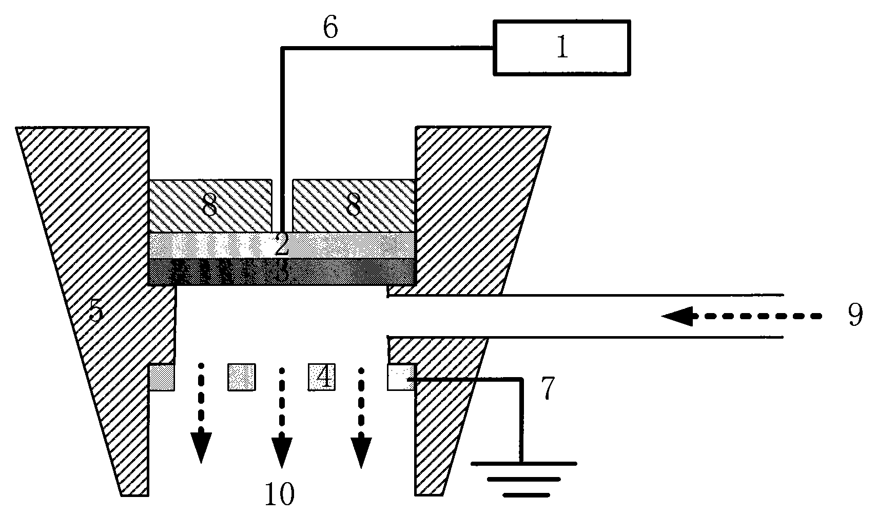 Surface desorption sampling method and device