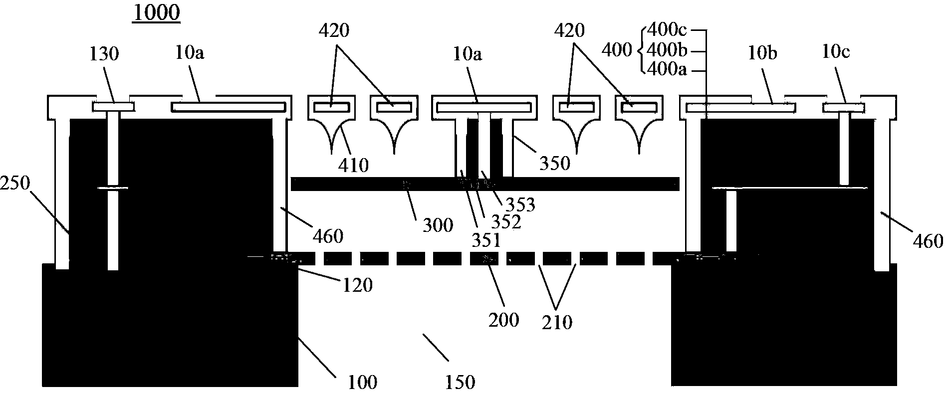 CMOS compatible silicon differential condenser microphone and method for manufacturing the same