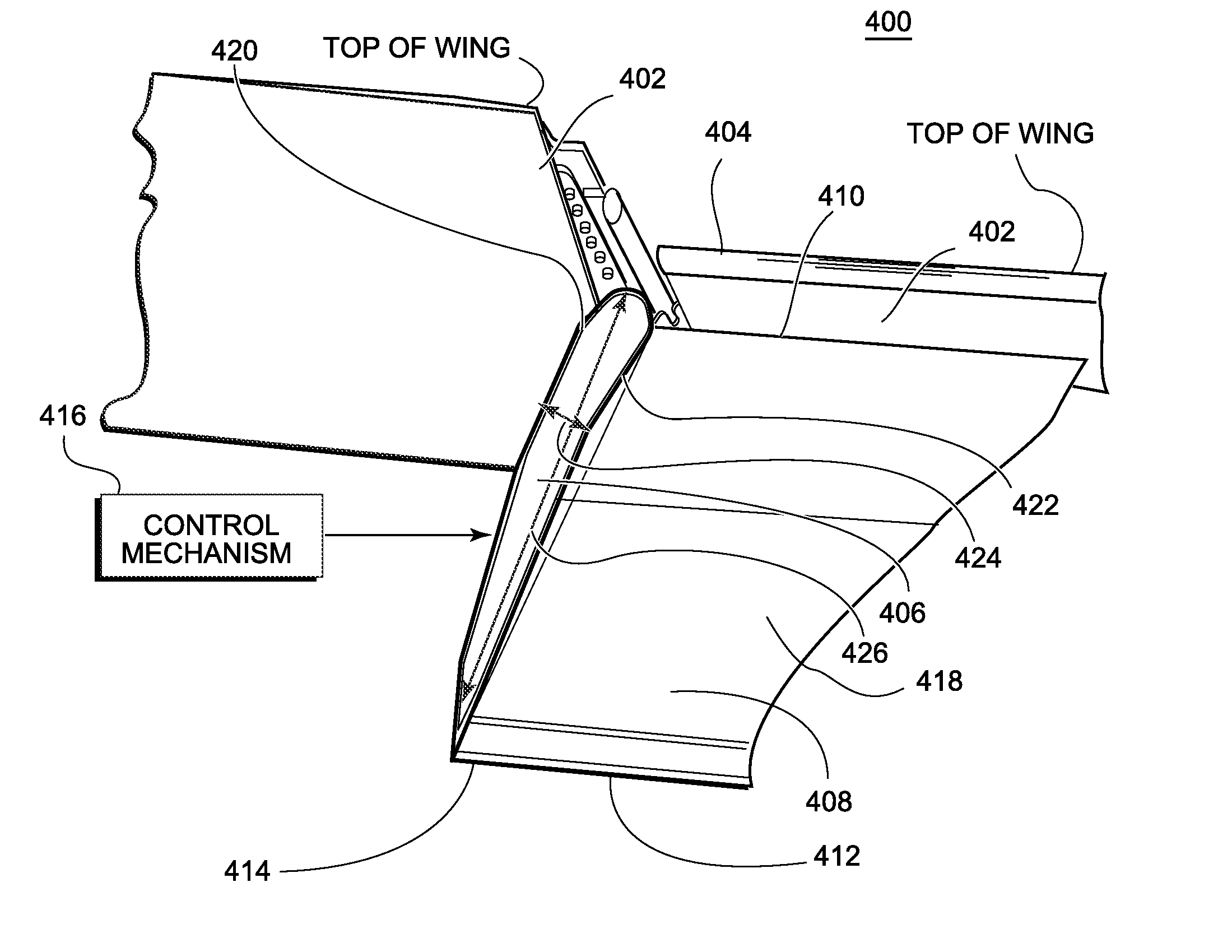 Deployable flap edge fence