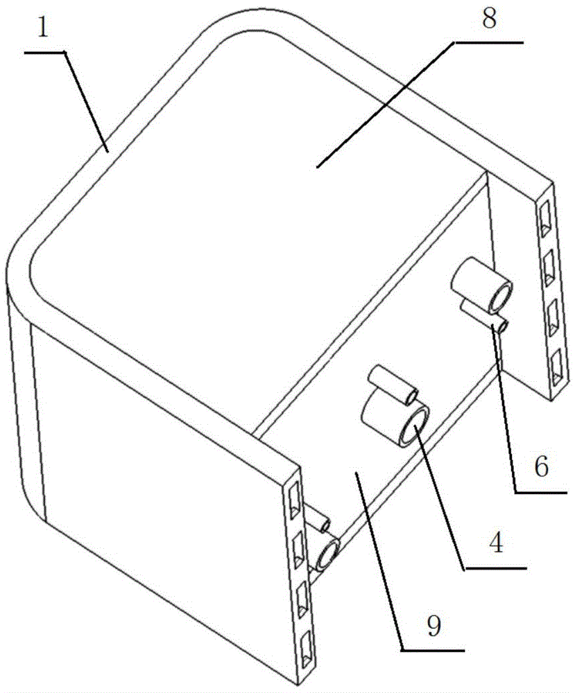 Novel test blanket testing device for tritium breeding and heat rejection