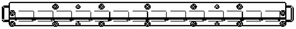 Glue-jointing tool for large regulating sheet of paddle