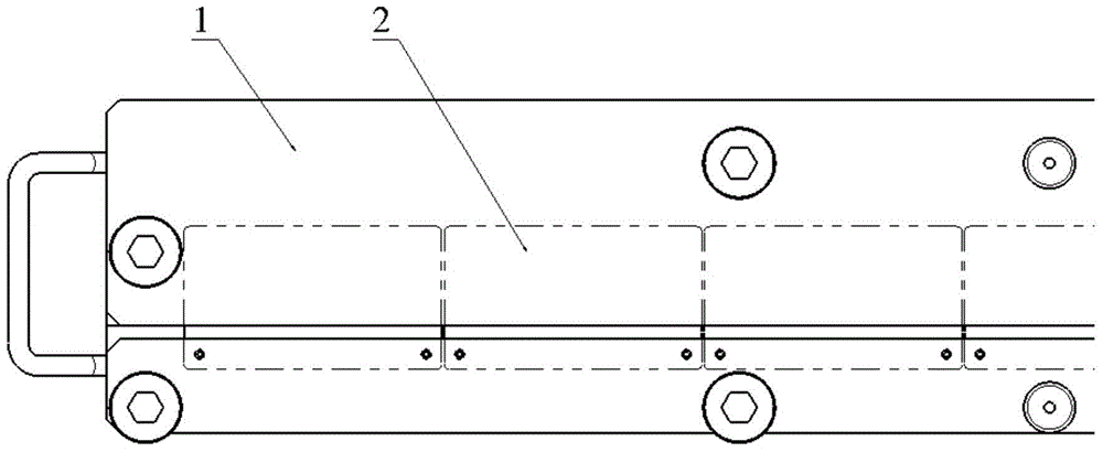 Glue-jointing tool for large regulating sheet of paddle