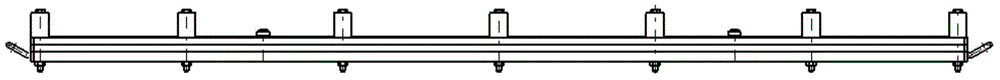 Glue-jointing tool for large regulating sheet of paddle