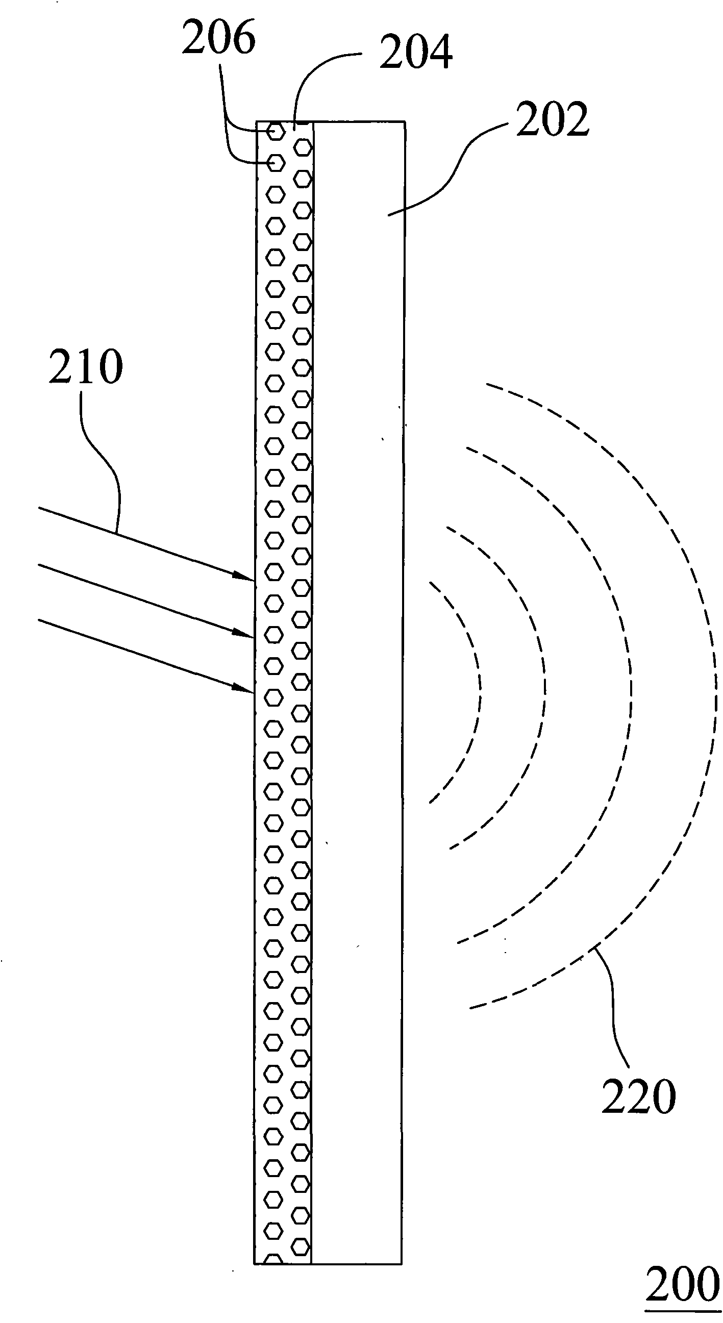 Sheathing paper containing bamboo charcoal particles