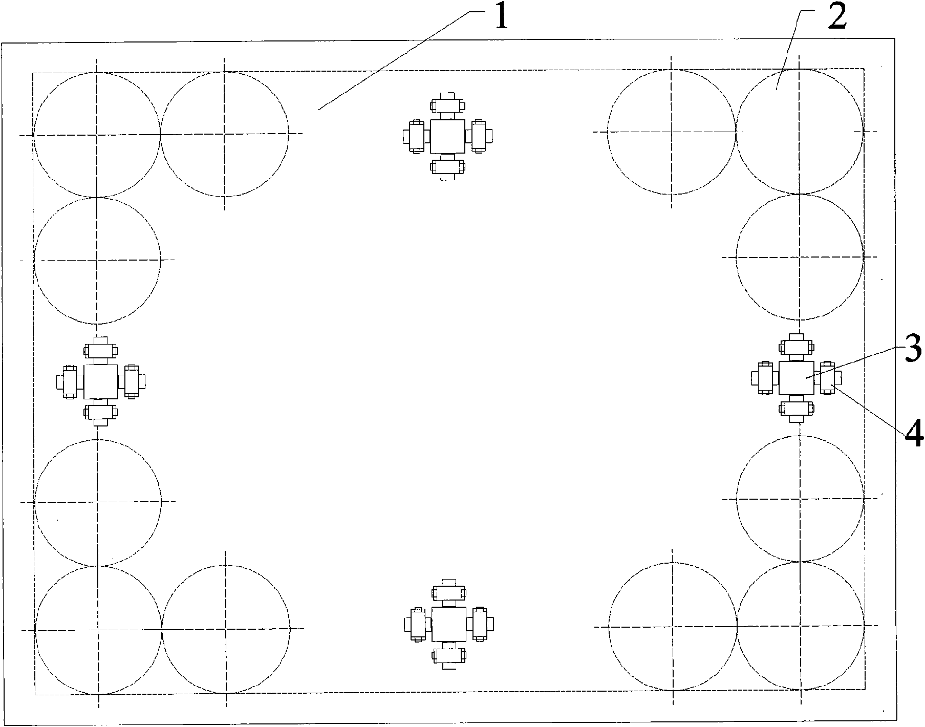 Step-type spring supporting vehicle axle load measurement device