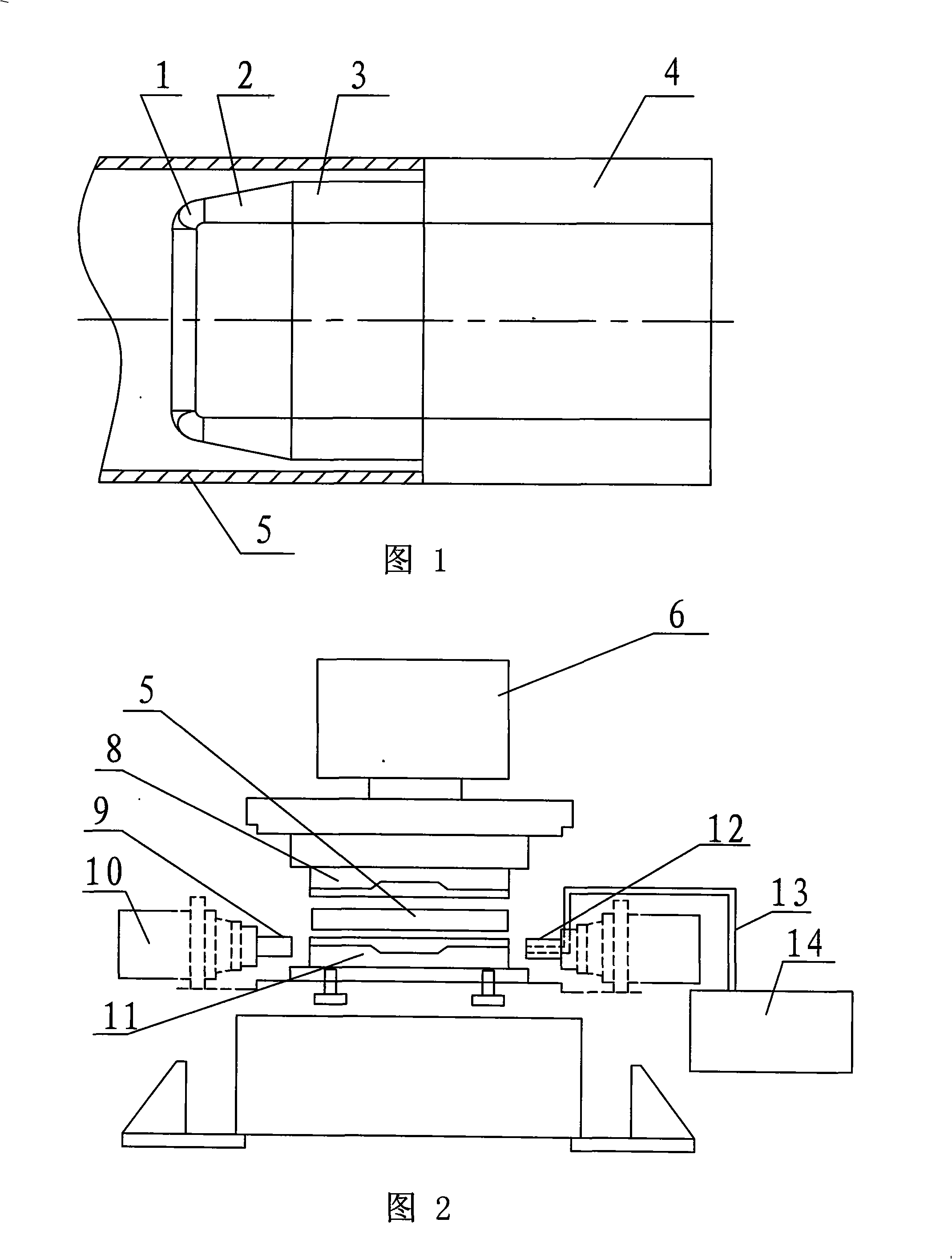 Tubular product internal high-pressure forming special-shaped cross section sealing method and sealing punch