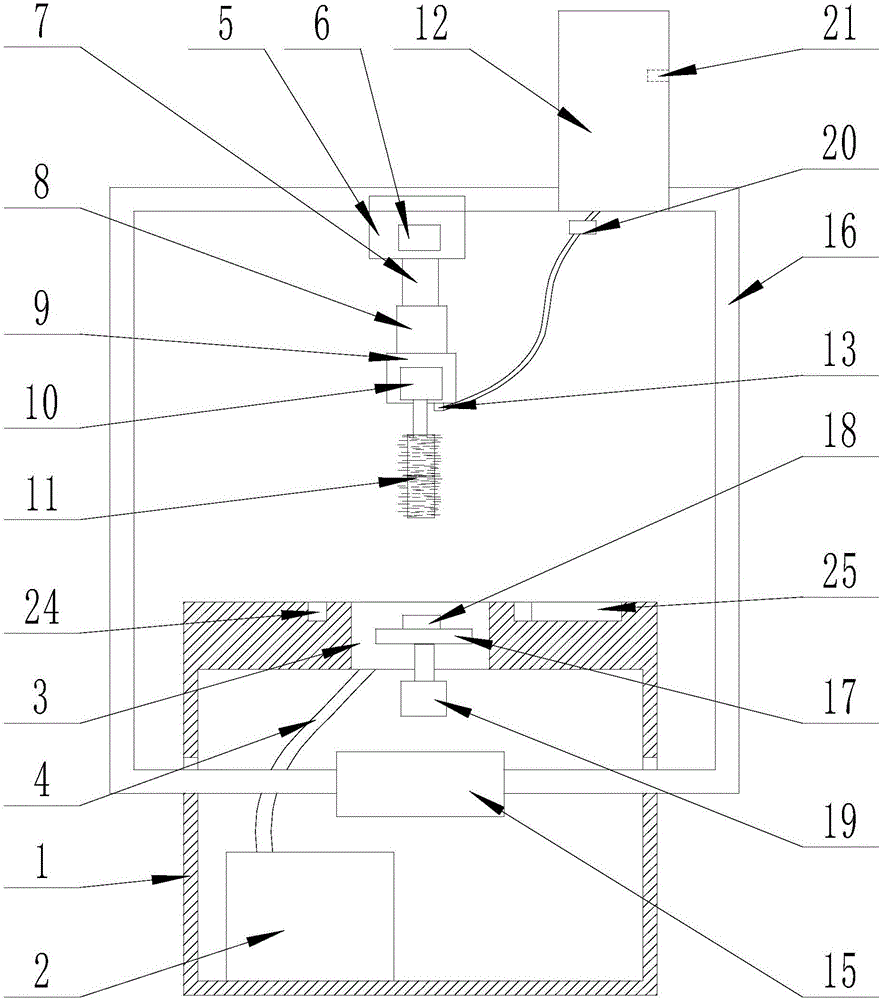 Dust removing cleaning device