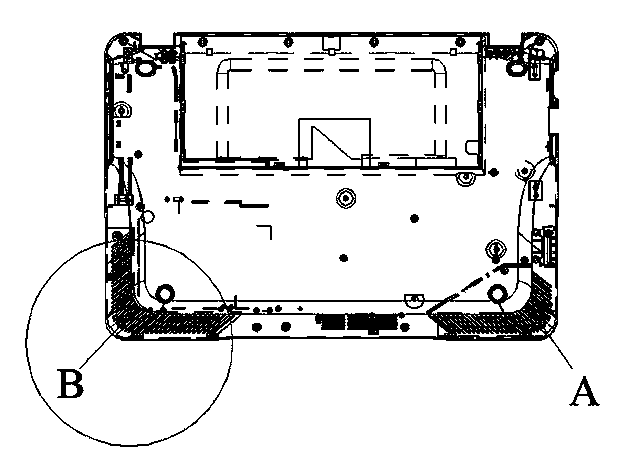 Punching die suitable for cambered holes