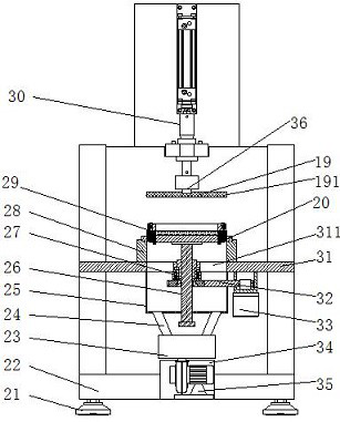 Polishing and assembling integrated production device for direct seeding manipulator