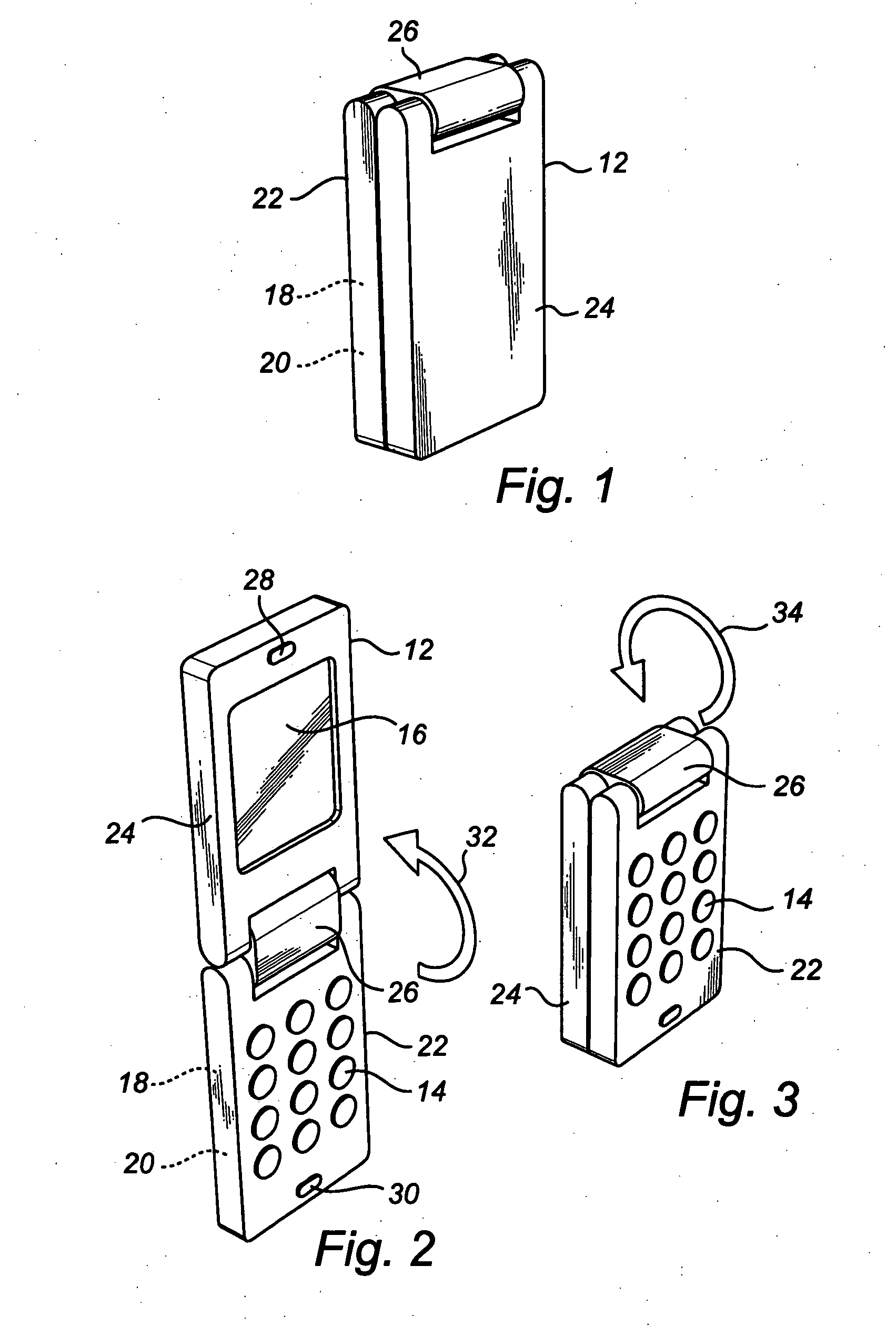 Mobile communications device with synchronising hinge