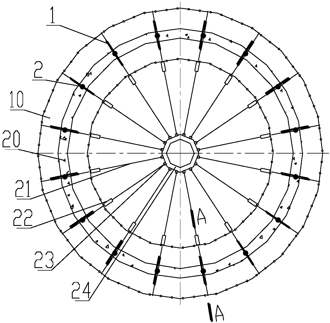 A sliding-form flexible platform device suitable for manoeuvring