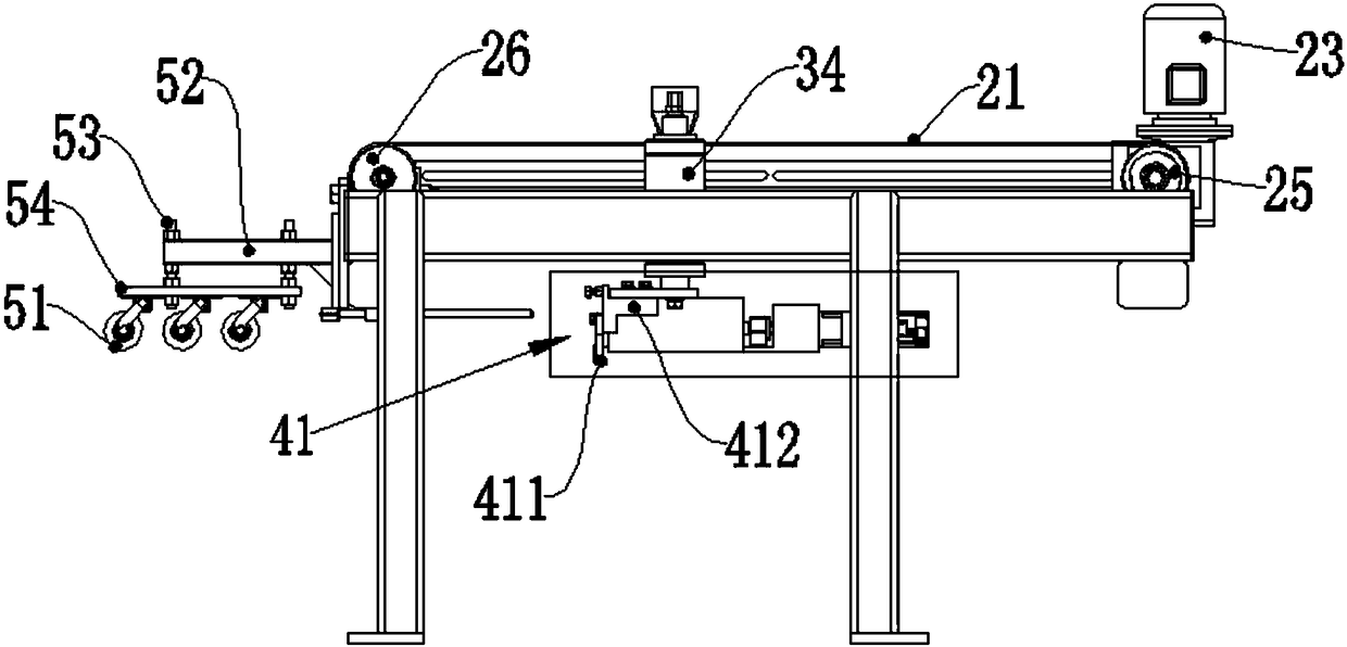 A ceramic tile automatic correction device