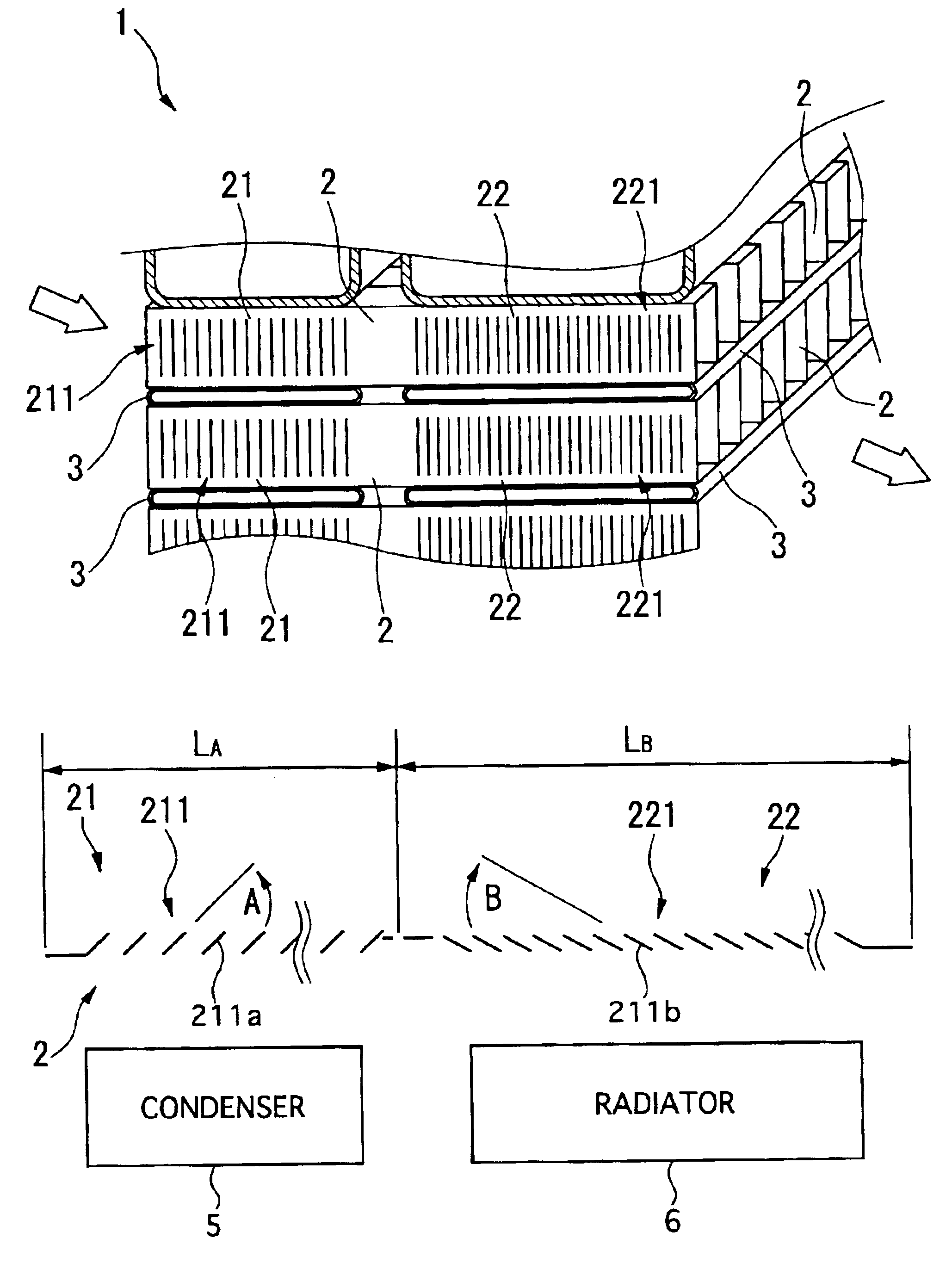 Corrugated fin