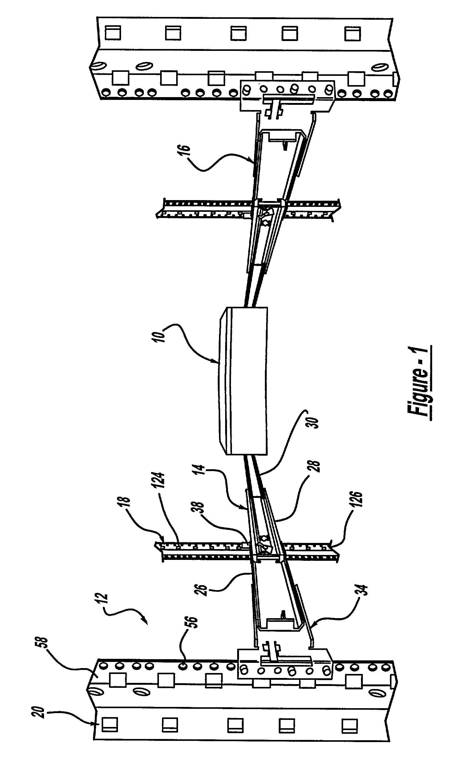 Flat spring clip for tool-less slide installation