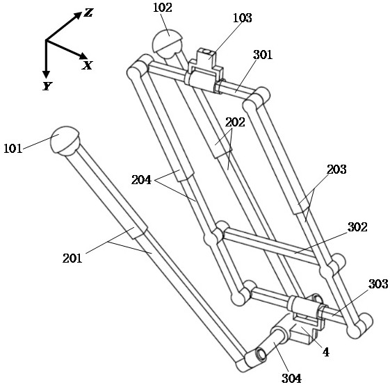 A light three-degree-of-freedom translational motion parallel mechanism