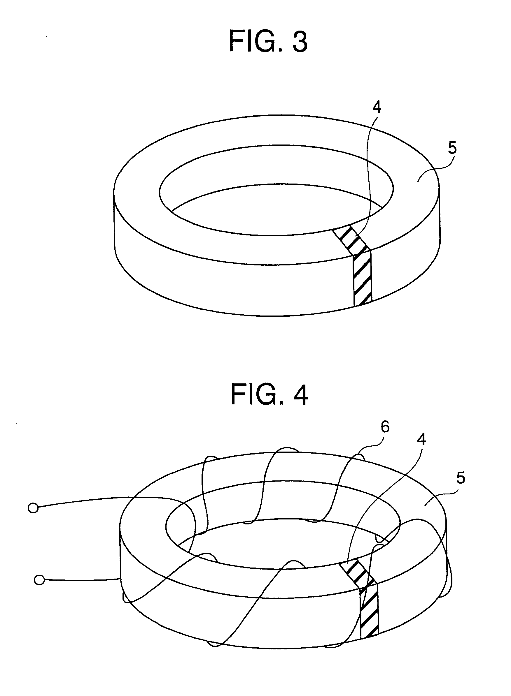 Magnetically biasing bond magnet for improving DC superposition characteristics of magnetic coil