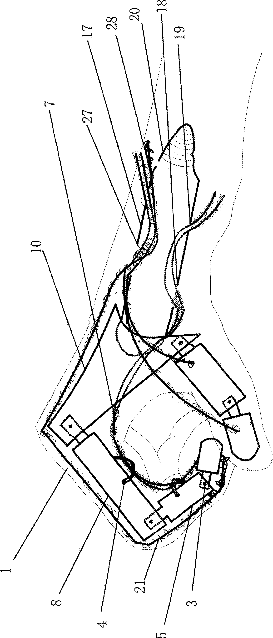 Artificial simulation arm