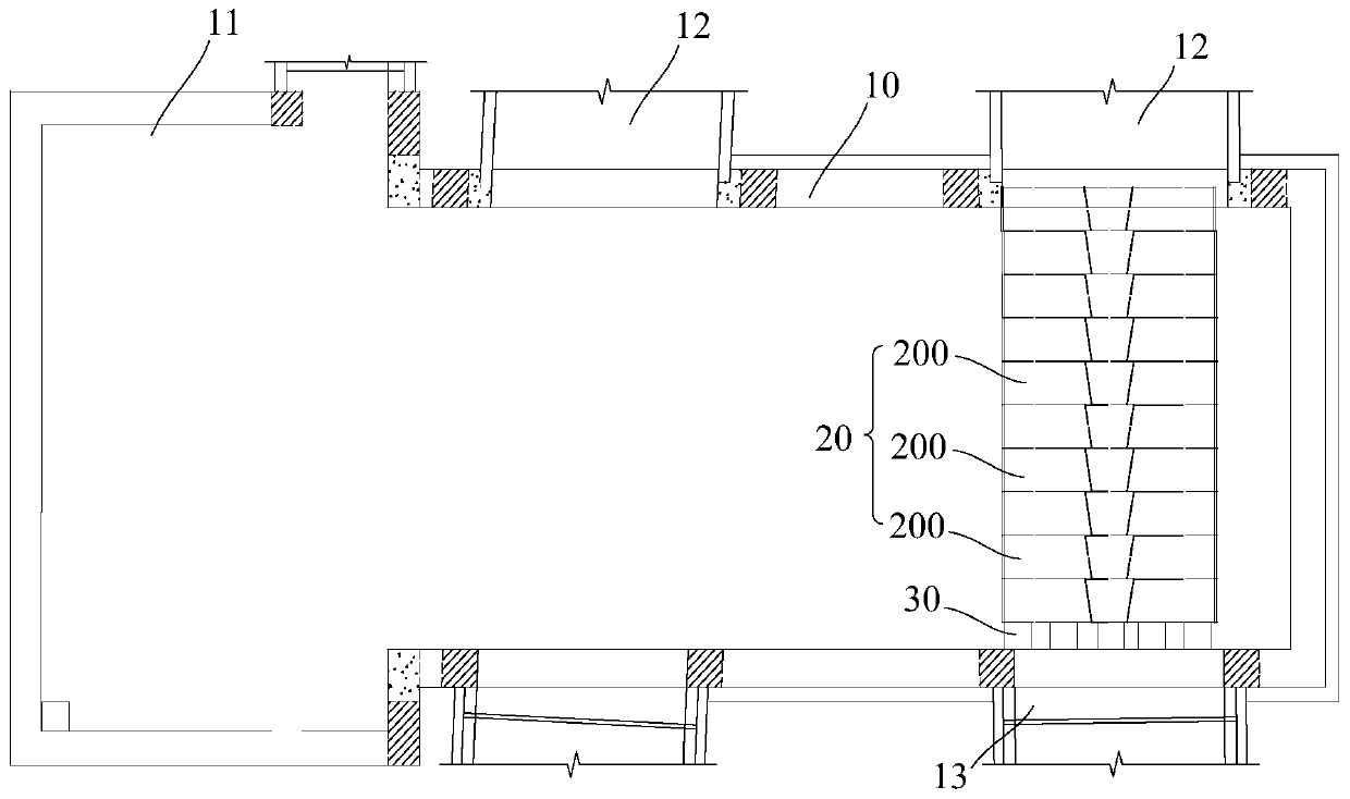 Method for dismantling shield negative ring duct pieces in transverse channel of vertical shaft