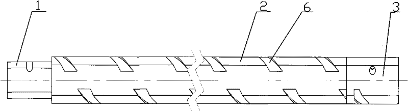 Irregularly shaped multi-land notch groove drill rod