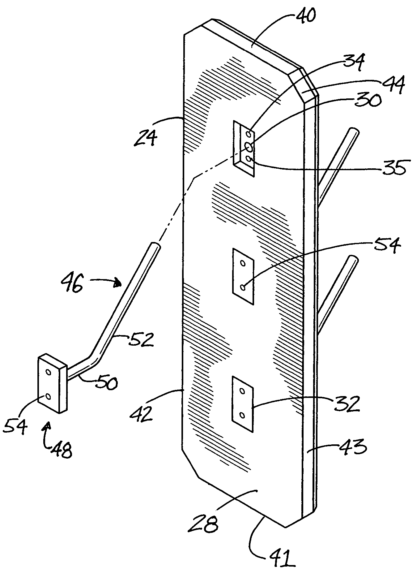 Recreational board rack system