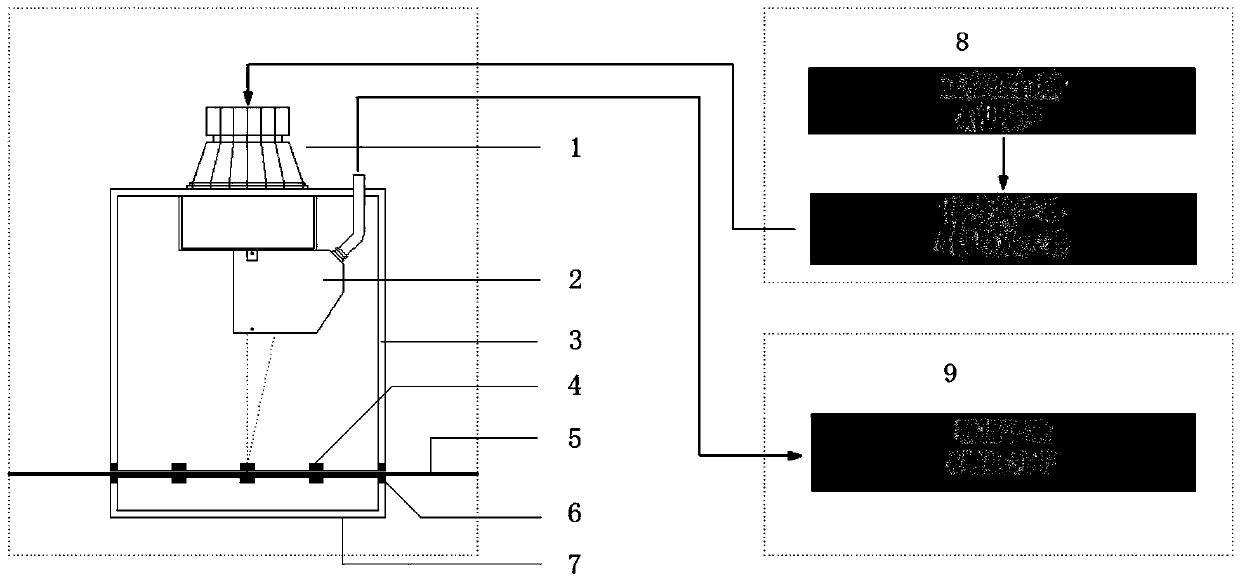 Membrane tension test method and device based on thin membrane resonance