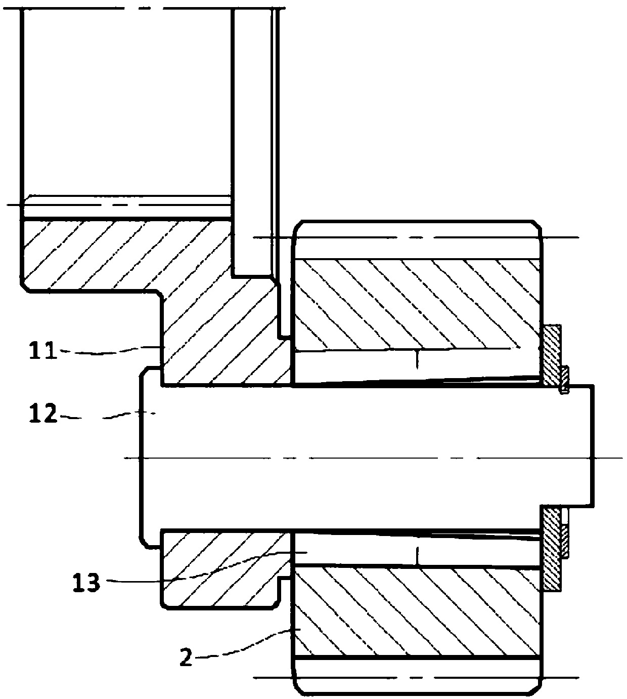 Planetary gear with multiple sections of micro conical cylindrical face inner holes and design method thereof