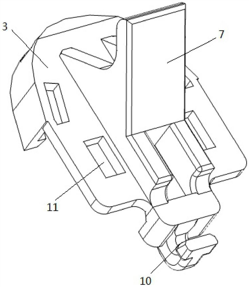 Thermomagnetic definite time limit structure and control and protection switching device