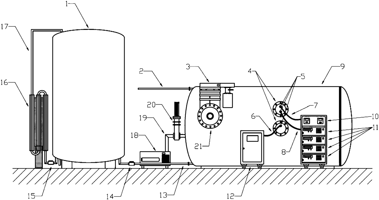 Ground integrated verification and test system for spatial rotation mechanism based on counteractive moment