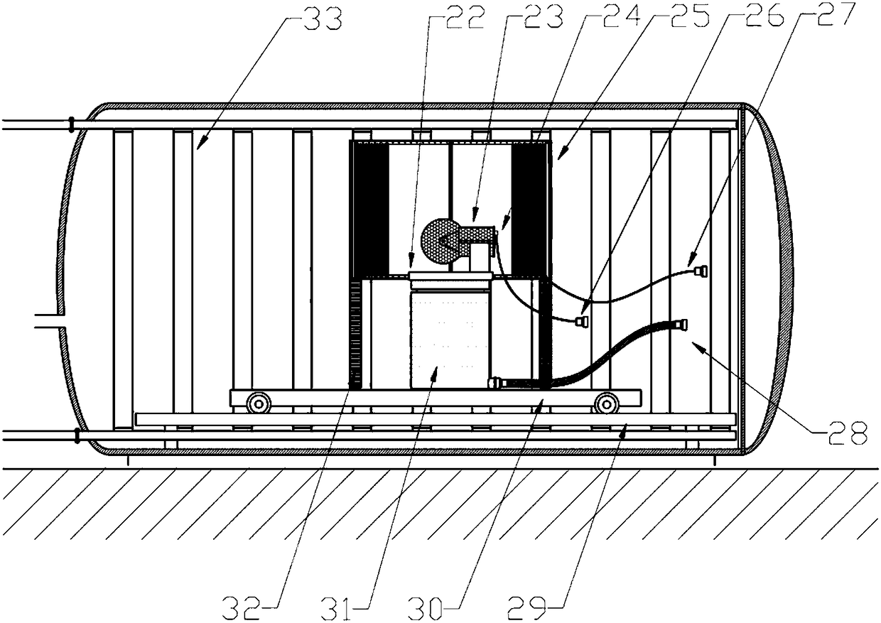 Ground integrated verification and test system for spatial rotation mechanism based on counteractive moment