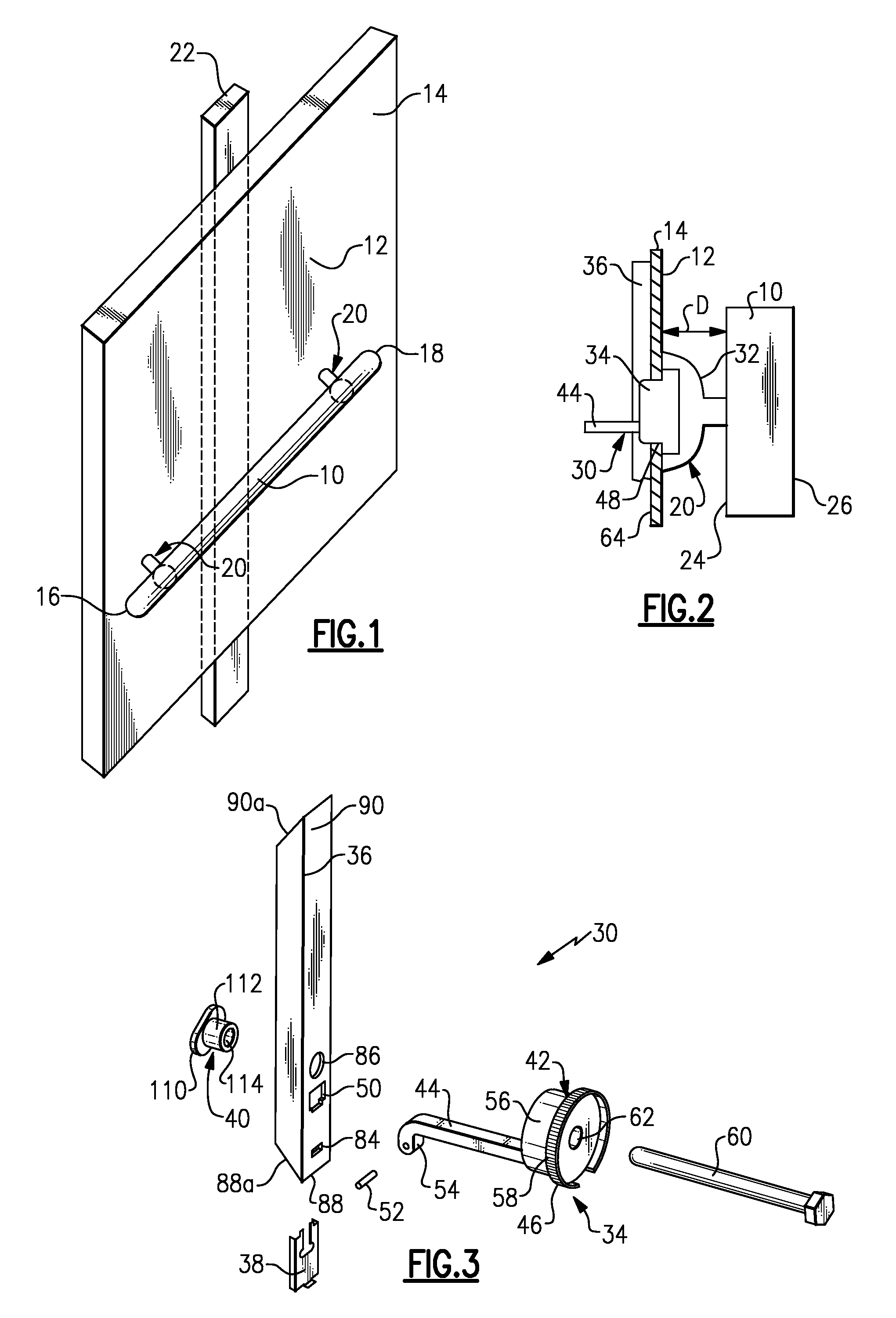 Insert wall anchor for a grab bar