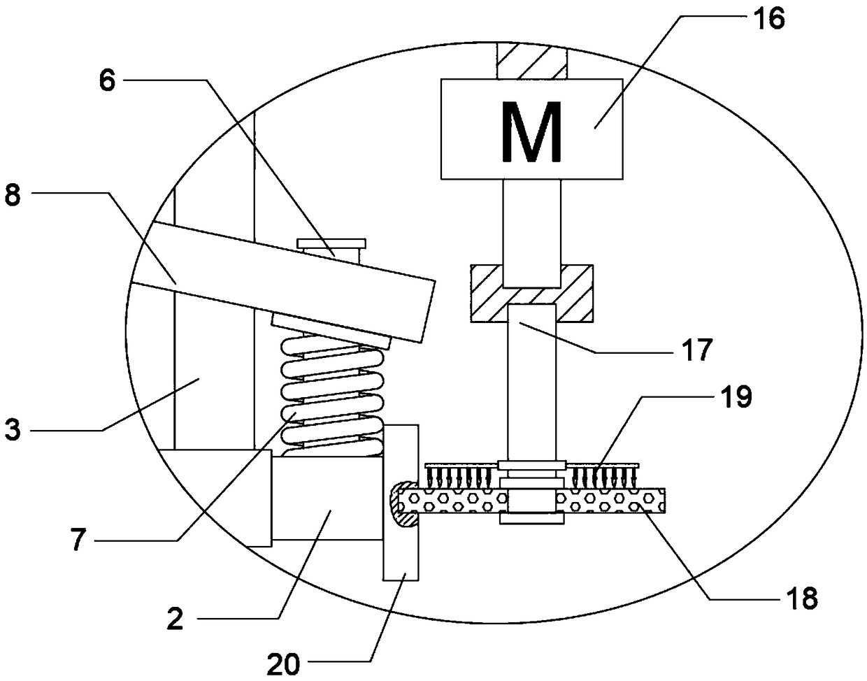 Standing-type straw recycling machine