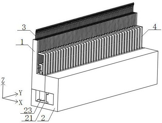 Electromagnetic array type driving device for knitting needle flat knitting machine and control method thereof