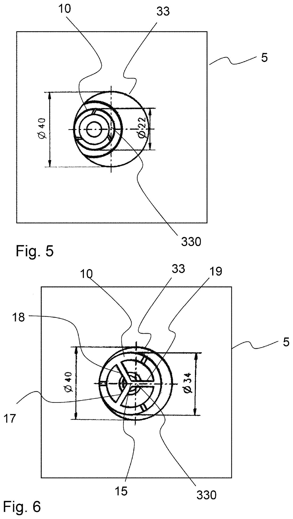 Tool head and glass or glass ceramic article producible using the tool head