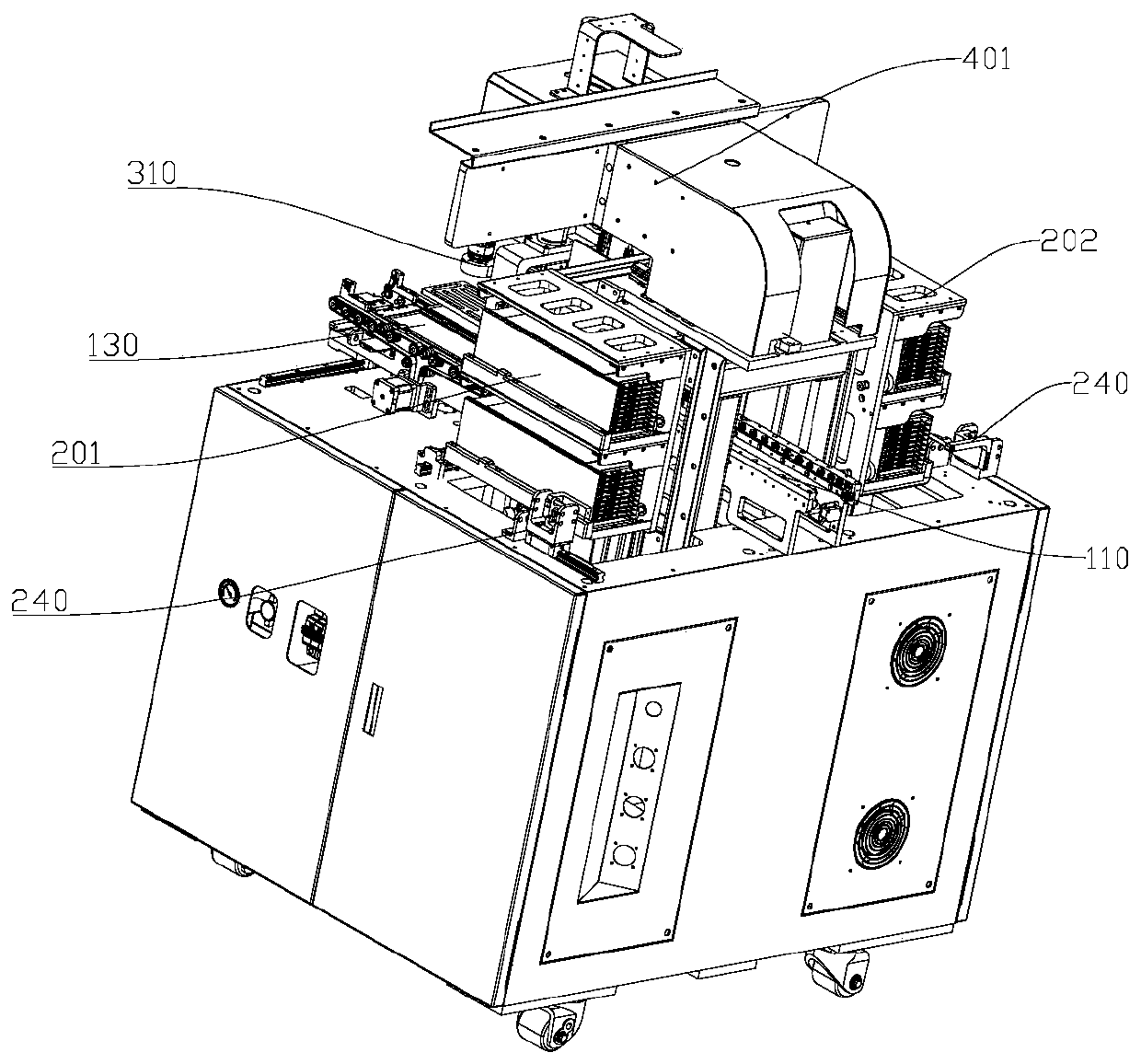 Capping and uncapping equipment for chip coating