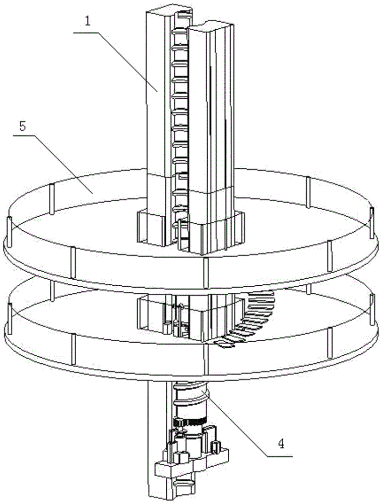 Self-locking multi-storey panoramic elevator