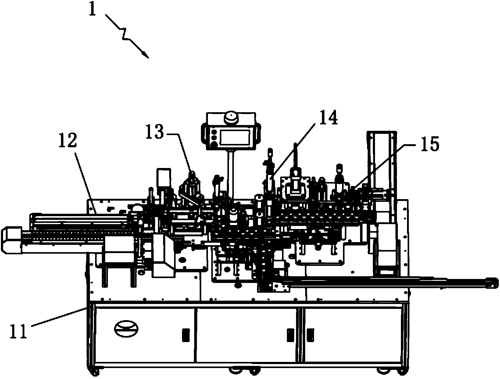 Automatic assembling machine of micro motors