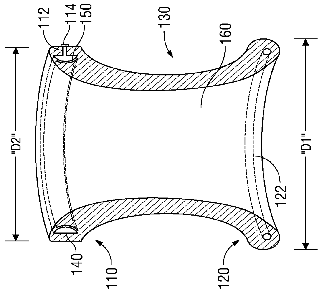 Wound retractor including rigid ring