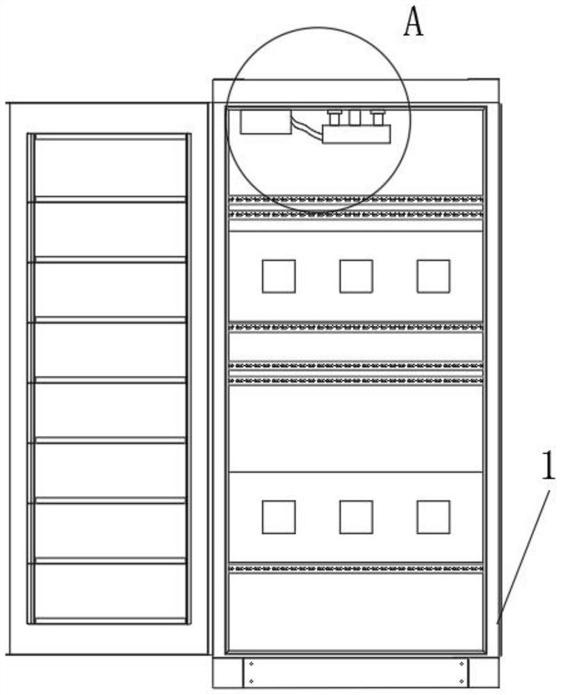 An electrical automation control cabinet with automatic wiring function